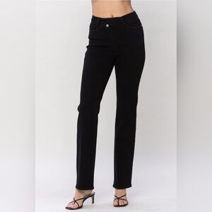 Juudy Blue Dad jeans with cross over Waist Black Blokecore  Size 3/26